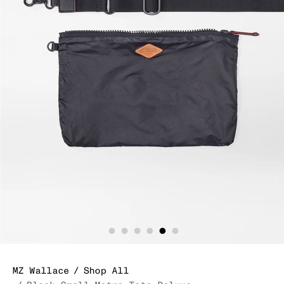 MZ Wallace Black Small Metro Tote Deluxe - Picture 15 of 16